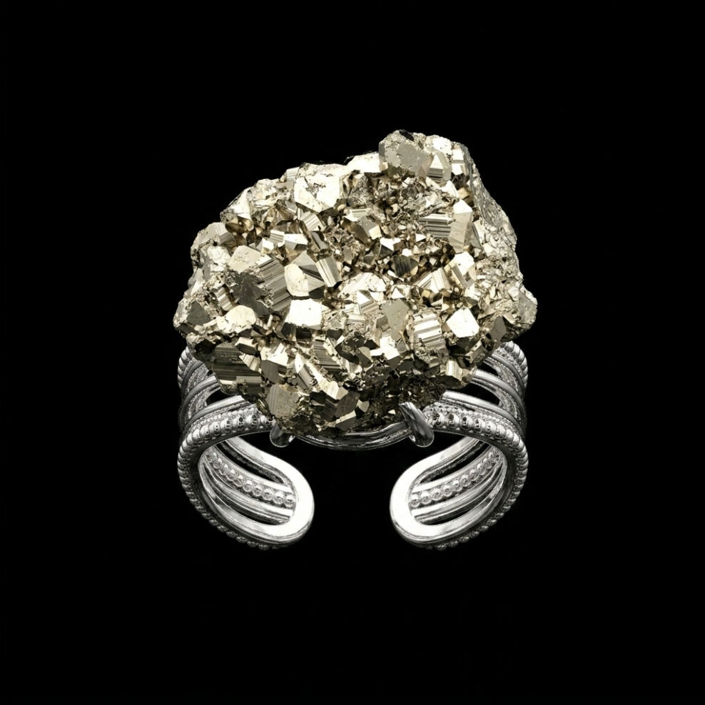 Natural Stone Ring — No. 013