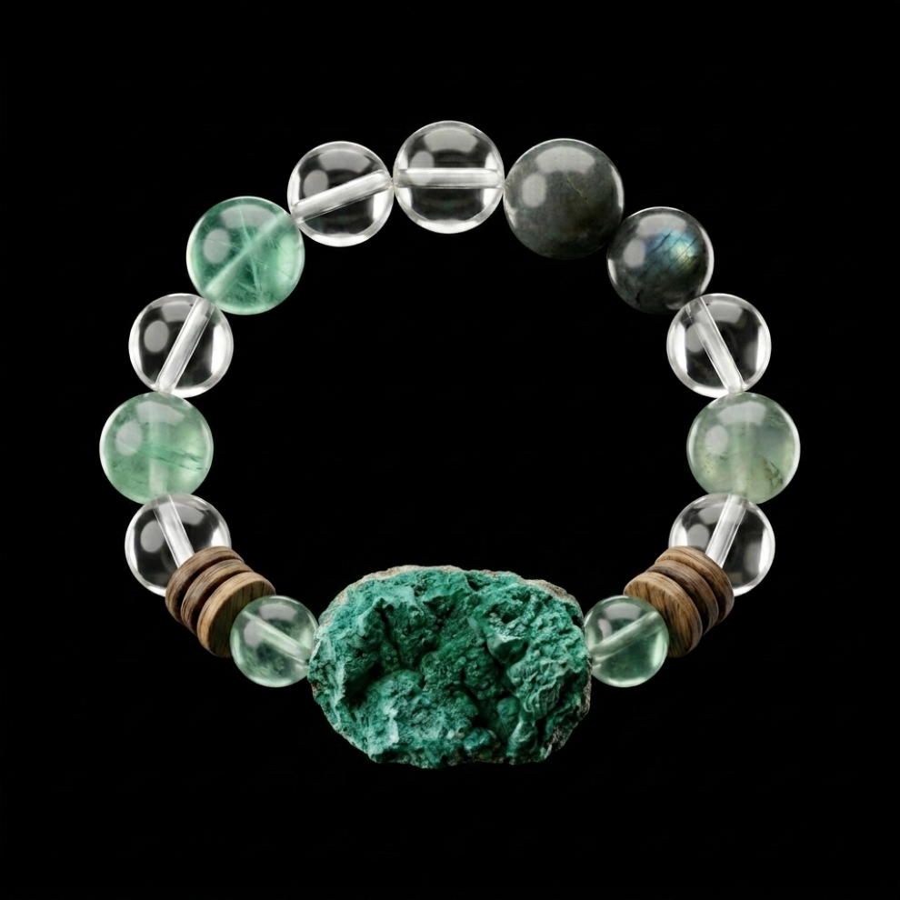Green Anchor Bracelet — No. 002