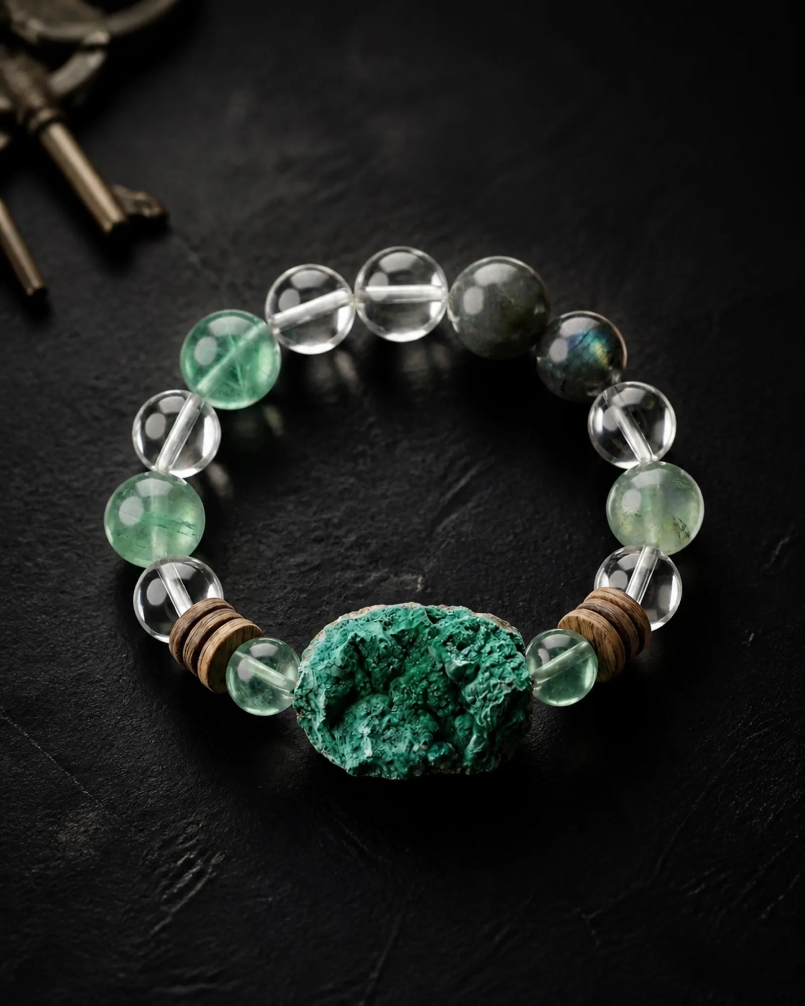Green Anchor Bracelet — No. 002