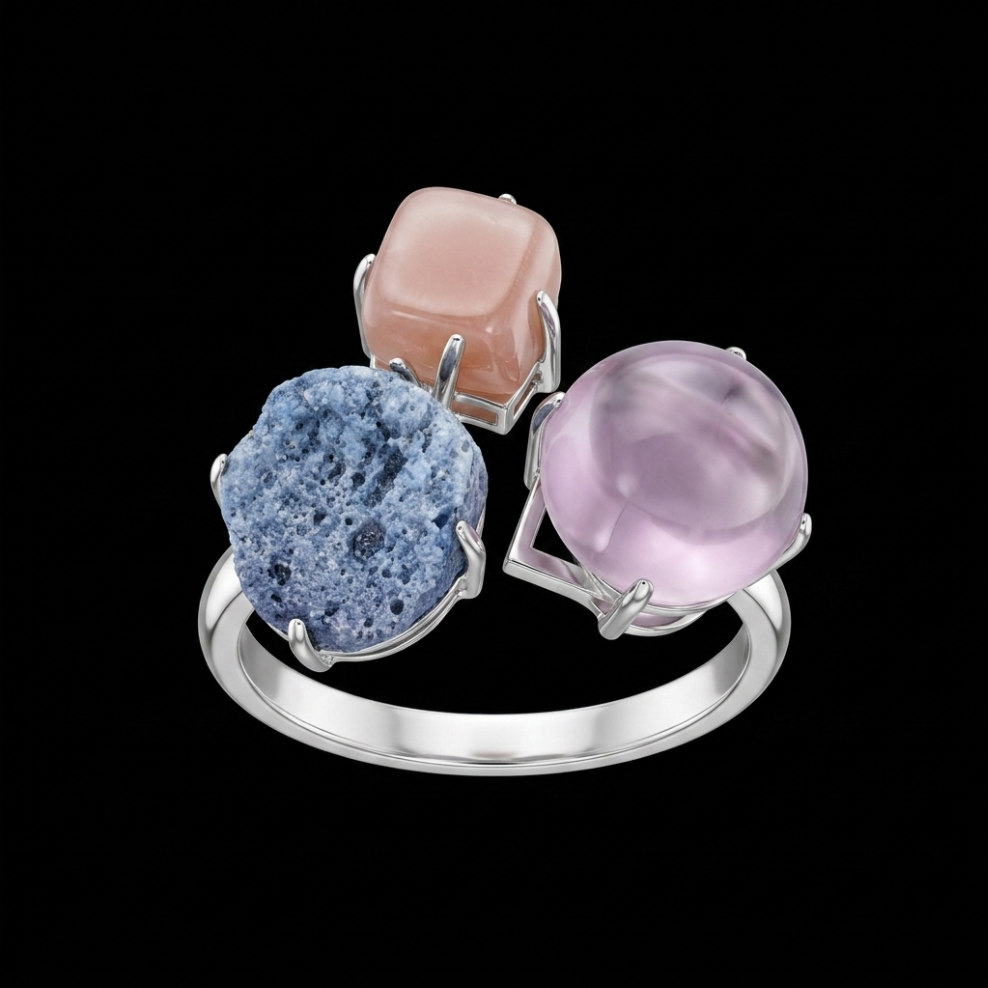 Natural Stone Ring — No. 012