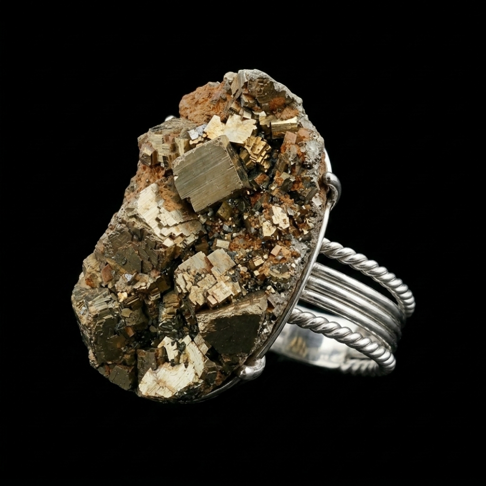 Natural Stone Ring — No. 015