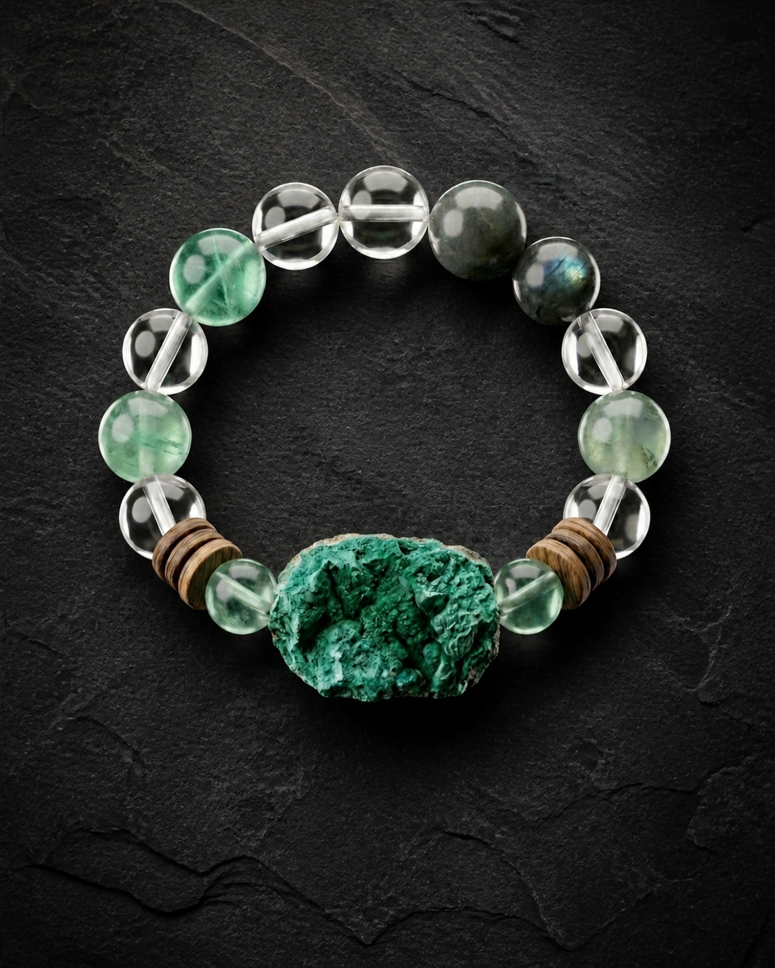 Green Anchor Bracelet No. 002 — product series bracelet.