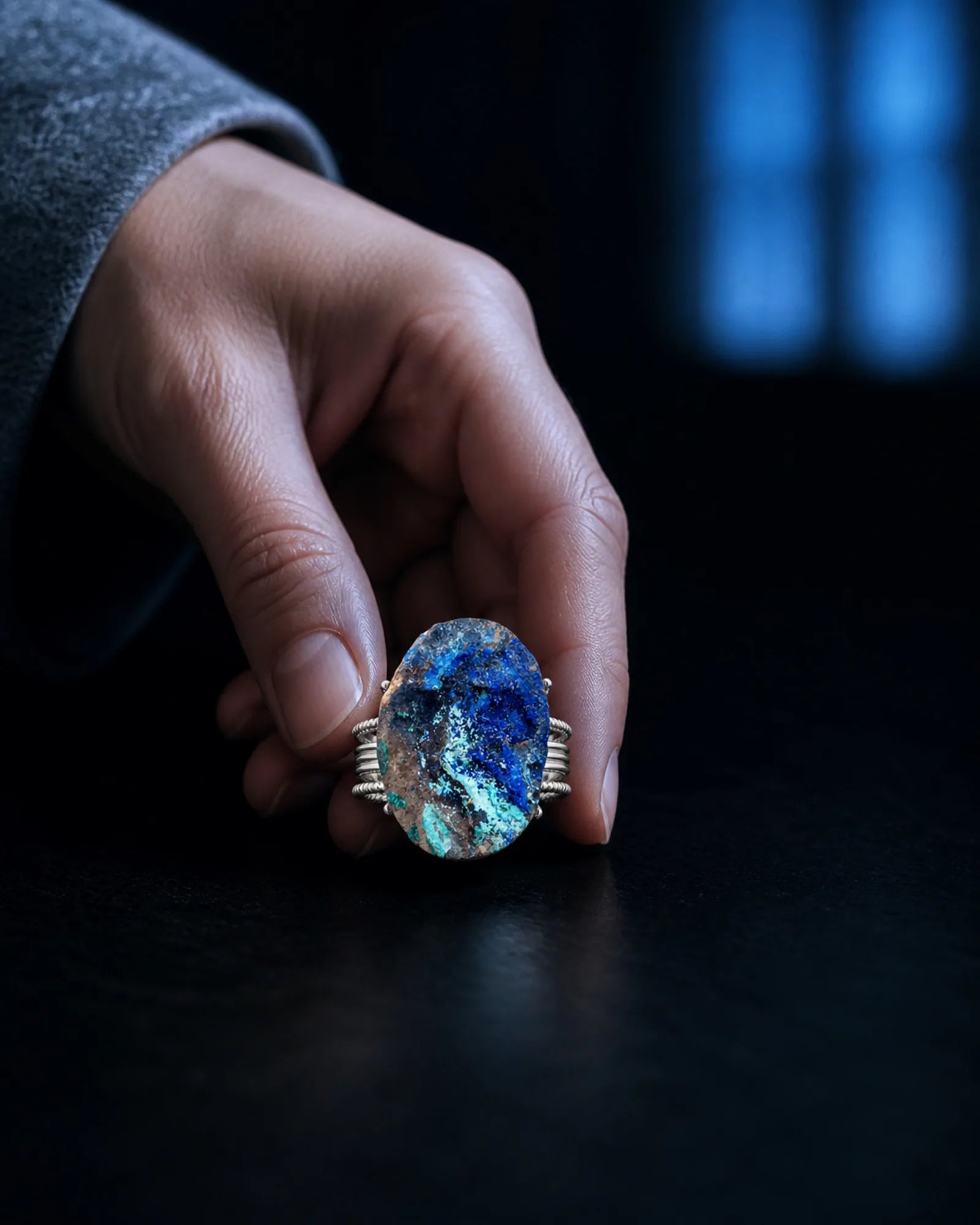 Blue Current Ring — JR01-000 — claim moment