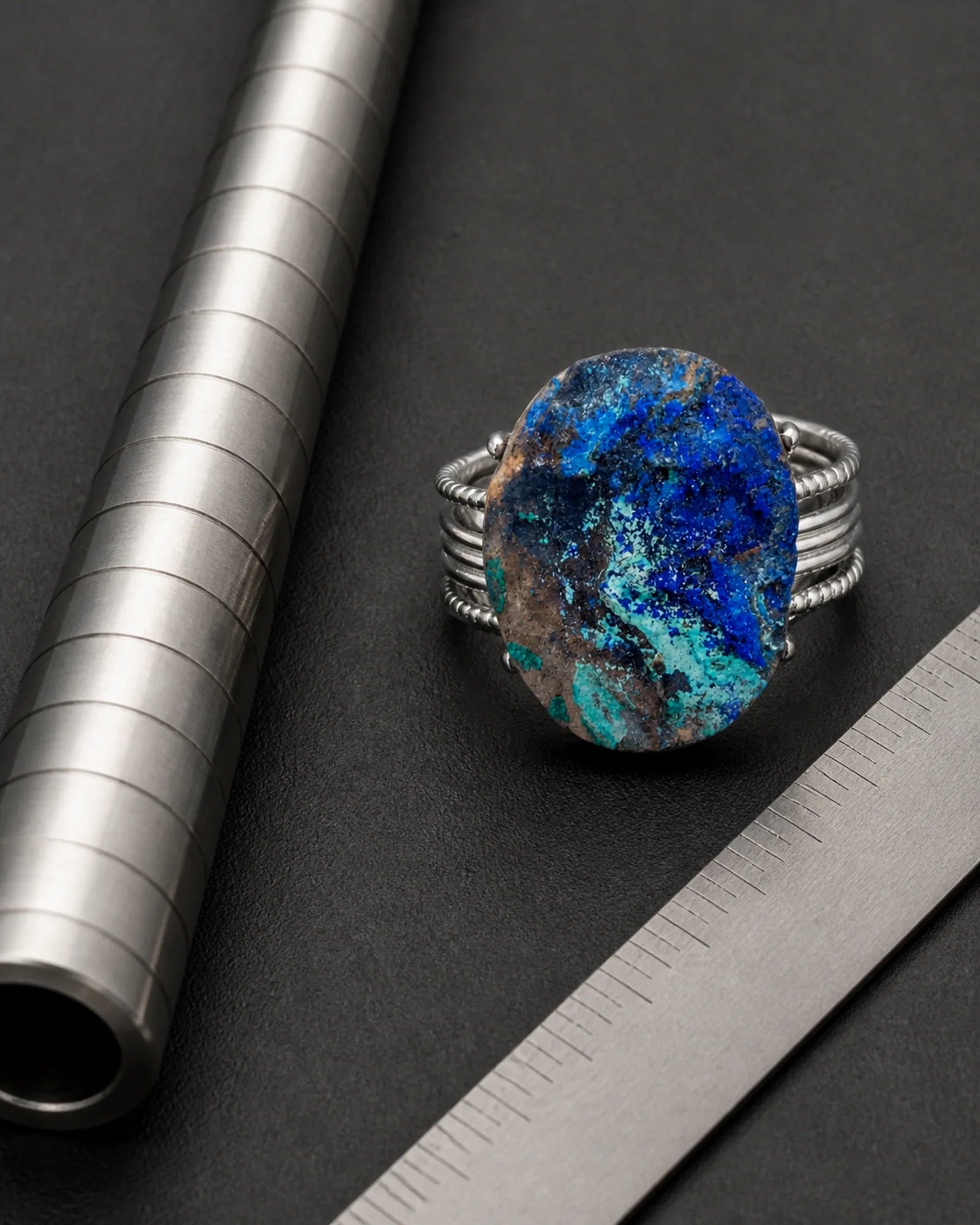 Blue Current Ring — JR01-000 — full structure and scale record