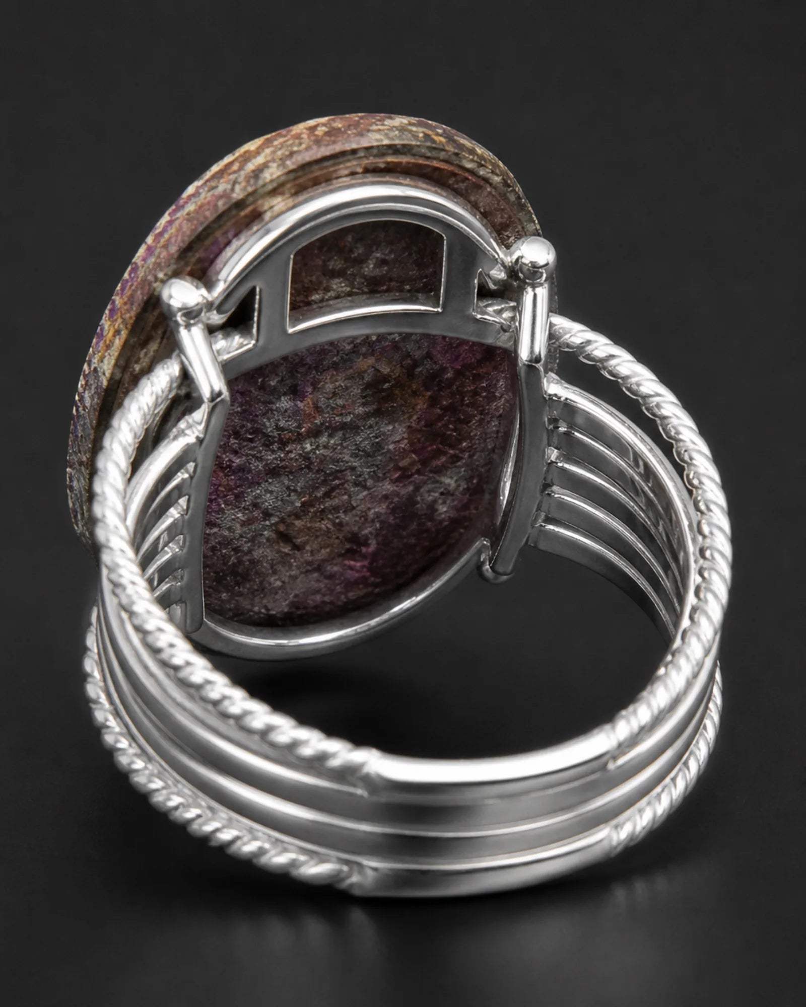 Night Prism Ring — JR01-002 — setting and construction detail