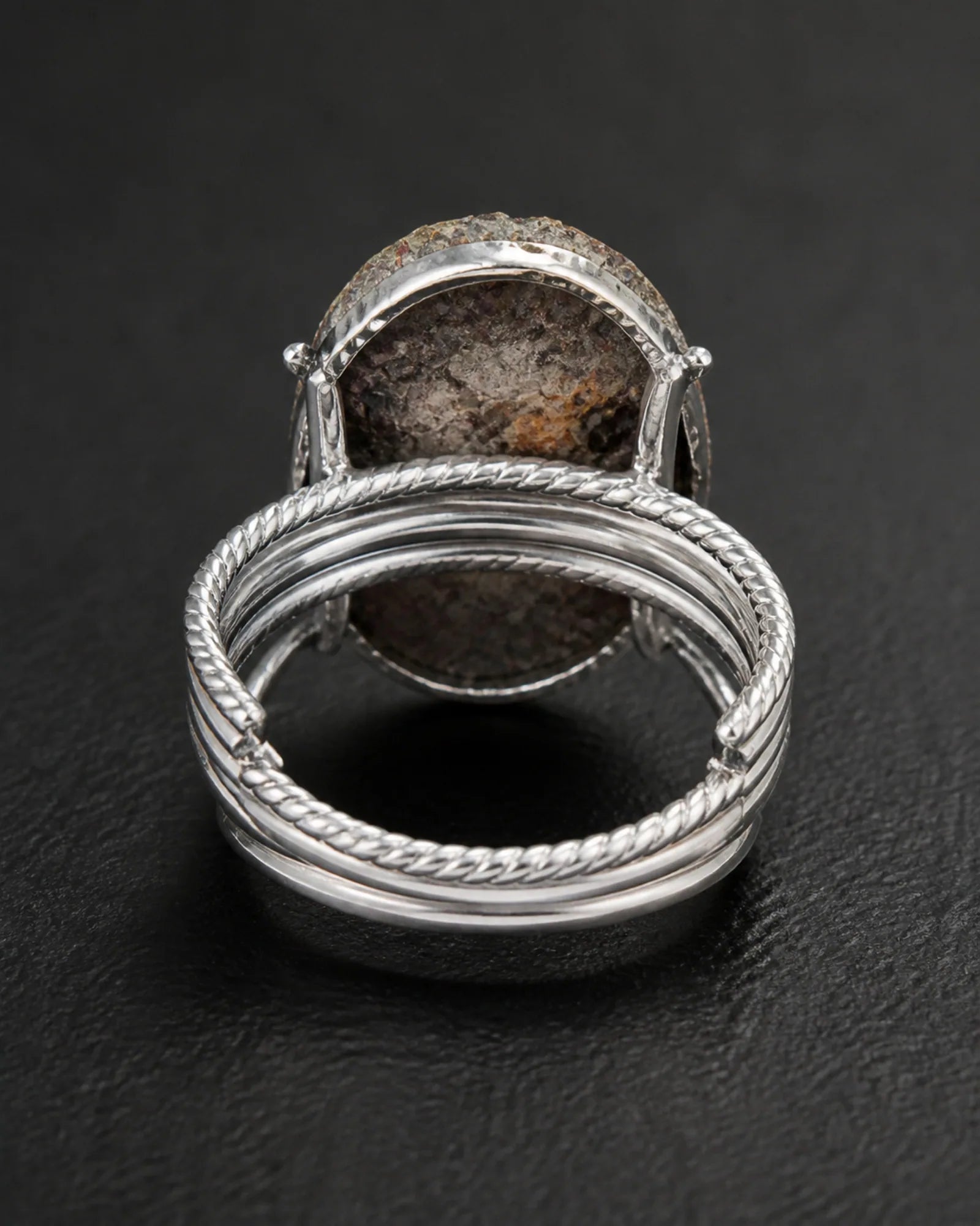 Night Prism Ring — JR01-002 — side and back construction view