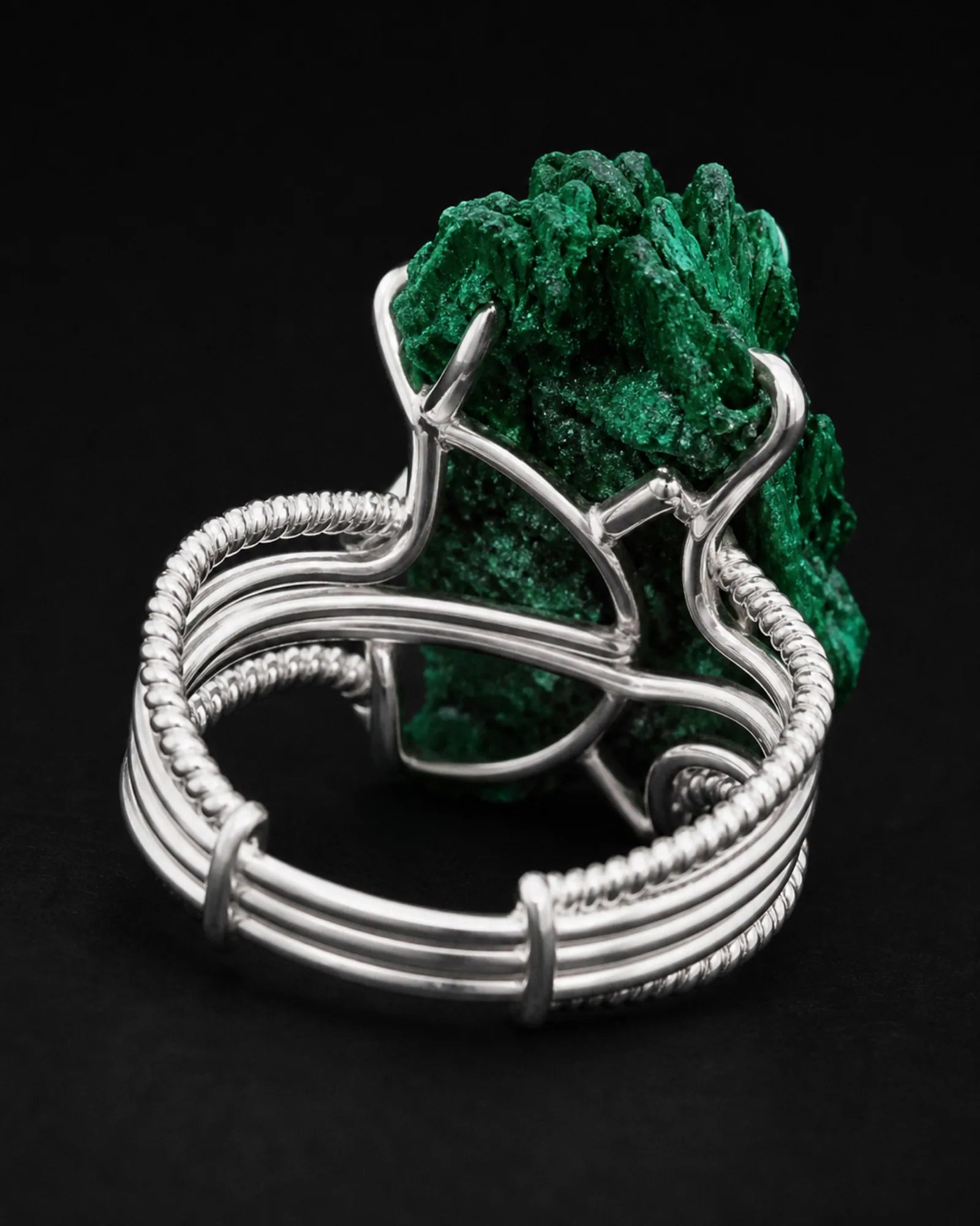Verdant Spine Ring — JR01-006 — setting and construction detail