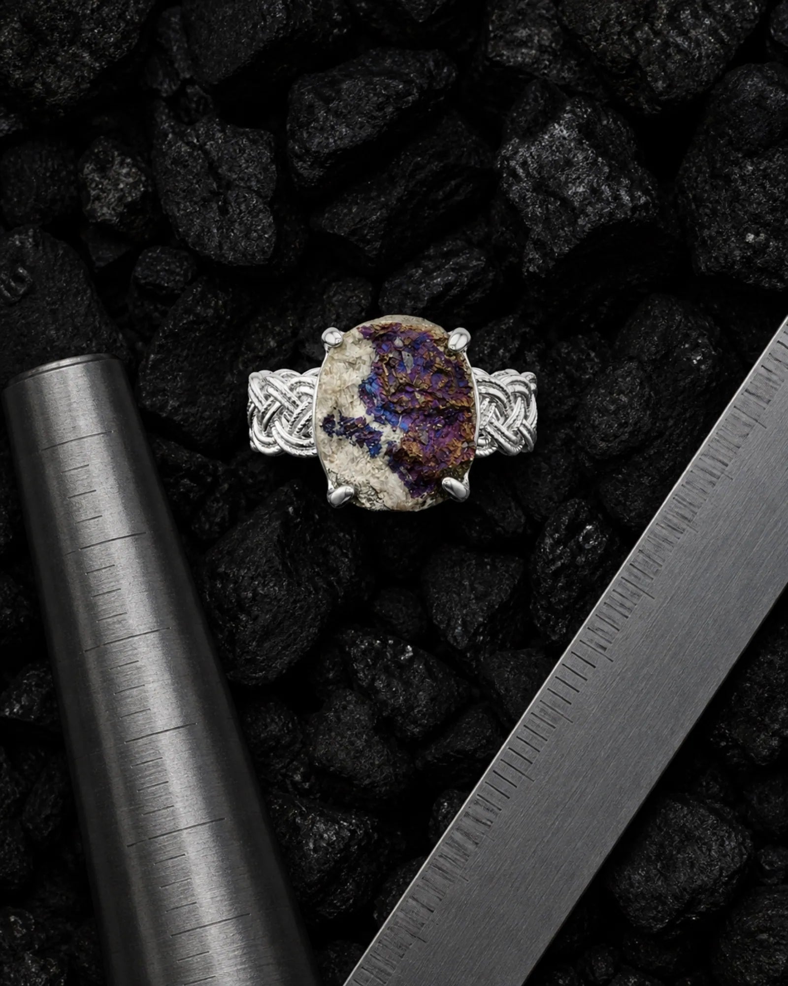 Violet Map Ring — JR01-011 — full structure and scale record
