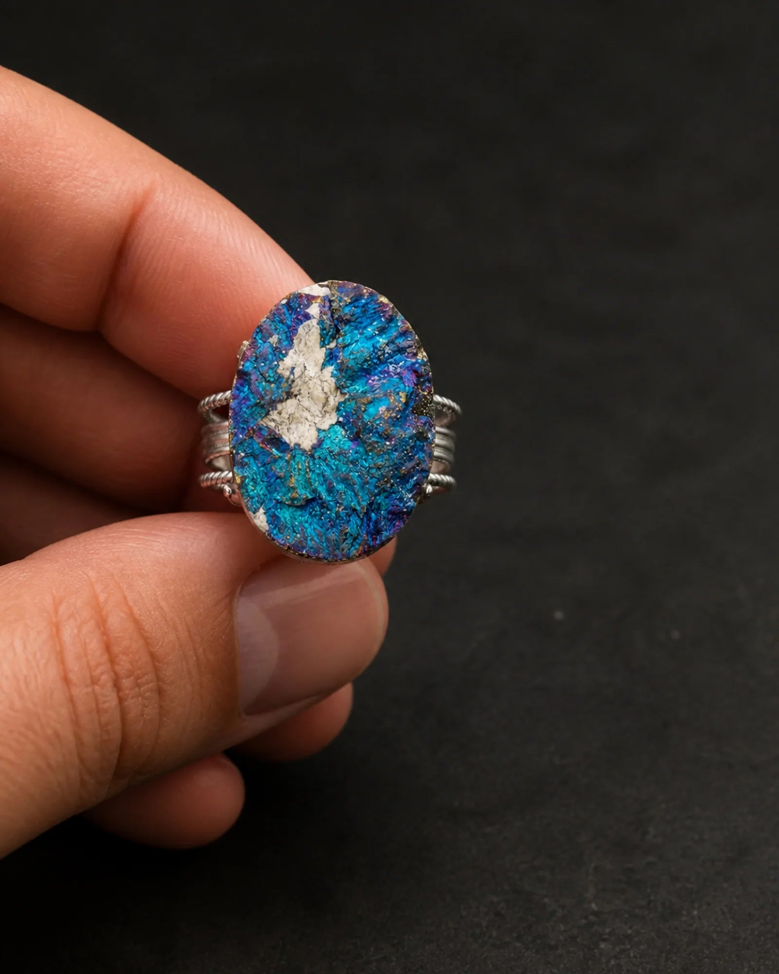 Blue Mosaic Ring — JR01-014 — claim moment