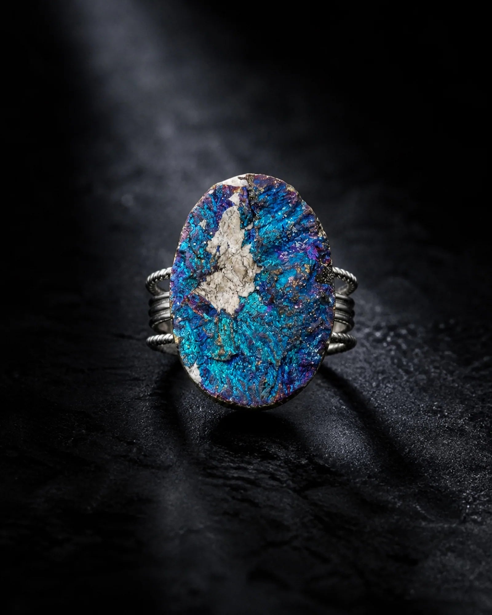 Blue Mosaic Ring — Orelumia product image