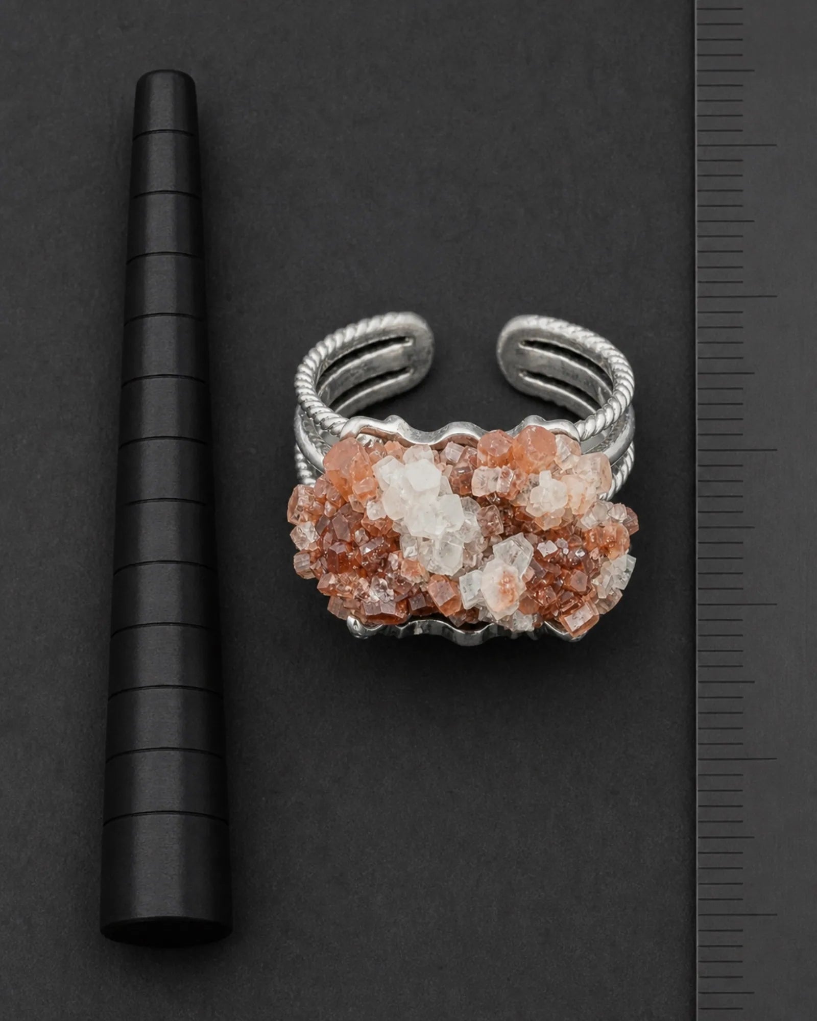 Warm Cluster Ring — JR01-016 — full structure and scale record