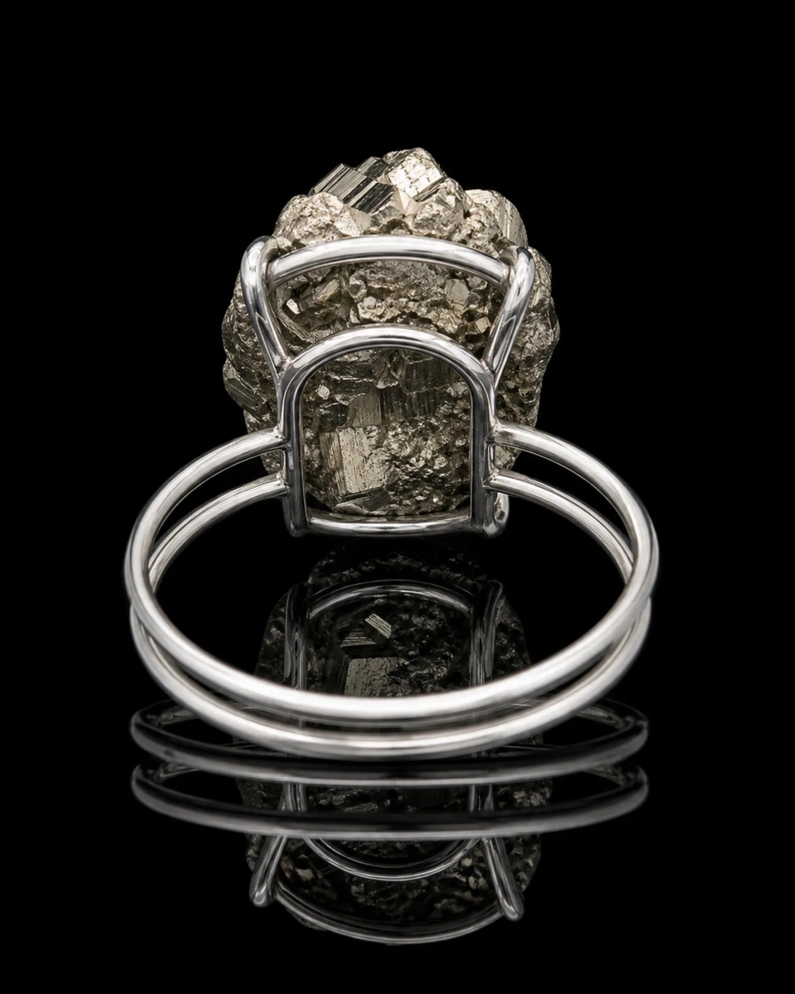 Metal Marker Ring — JR01-018 — side and back construction view