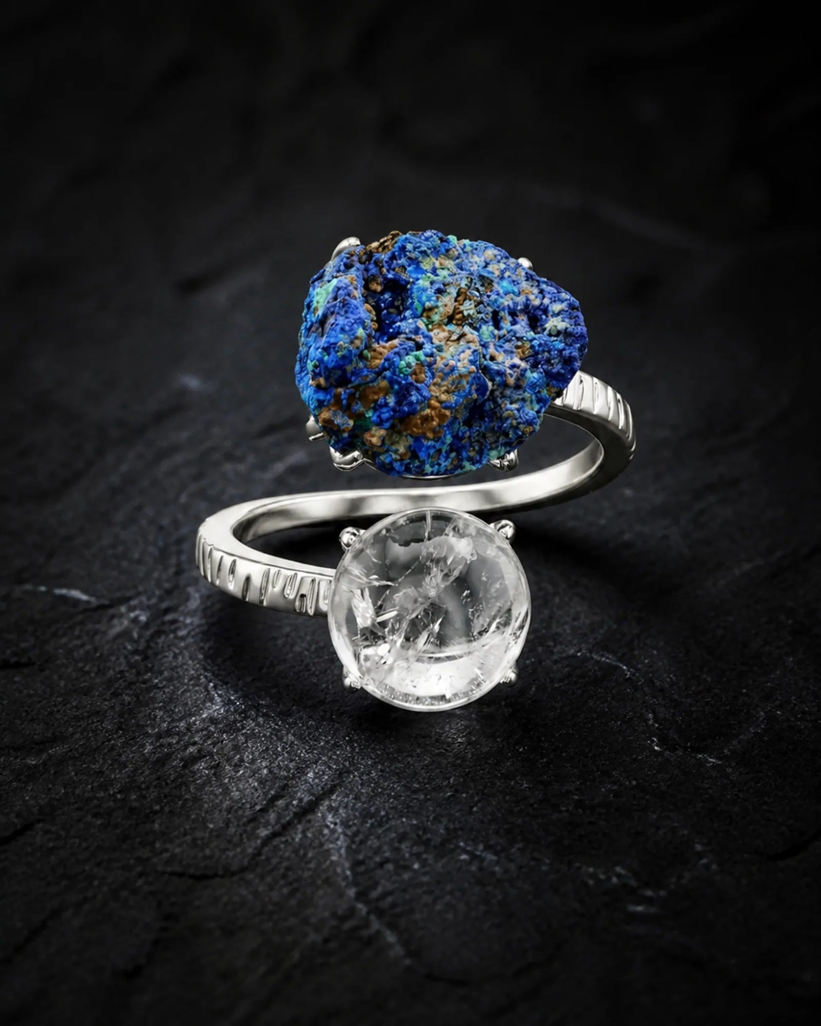 Blue Pocket Ring — Orelumia product image