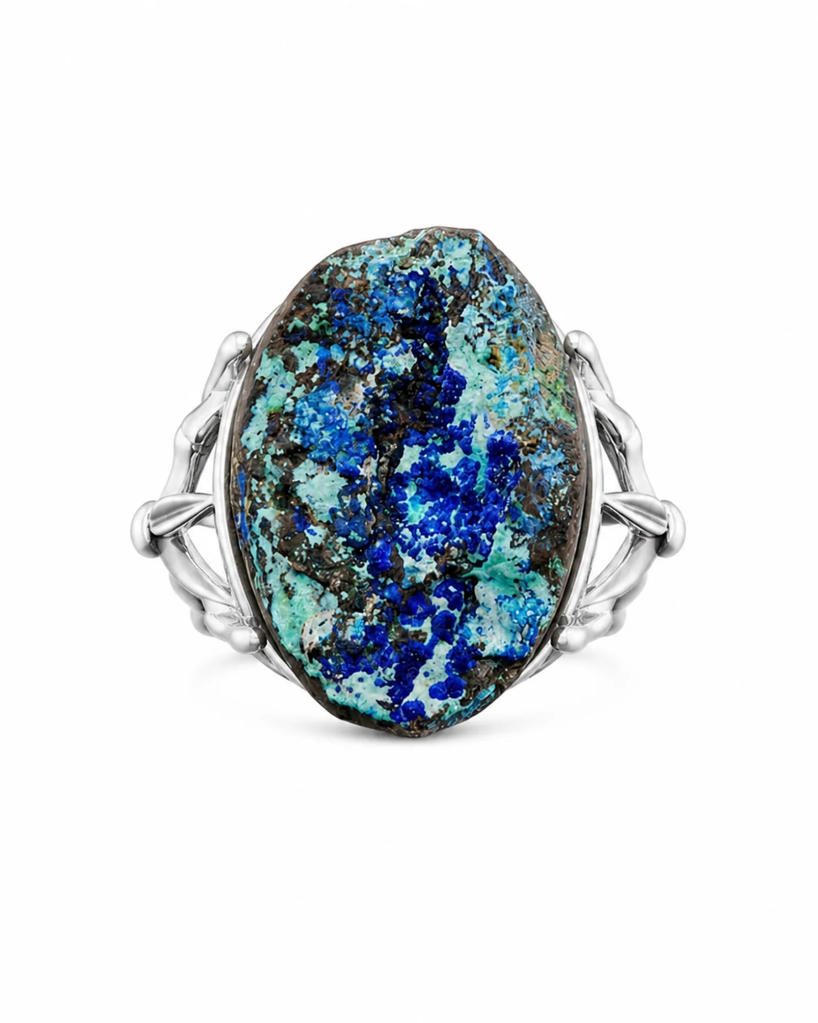 Open Water Ring — natural mineral ring