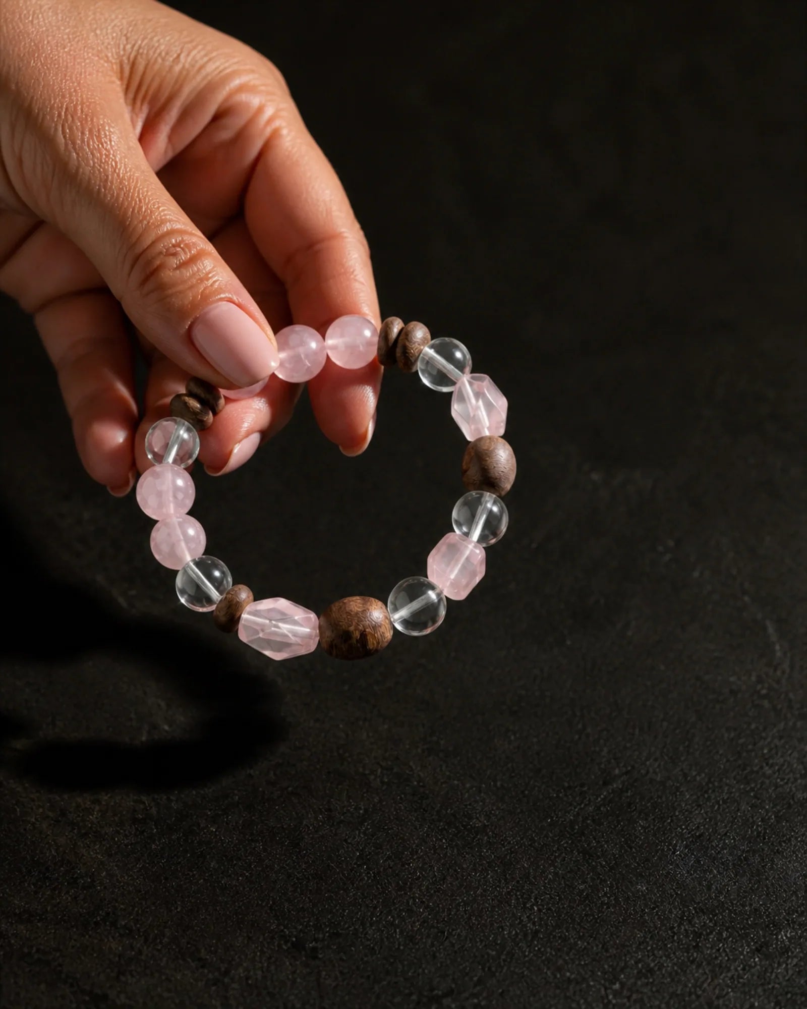 Rose Letter Bracelet — SL01-004 — claim moment