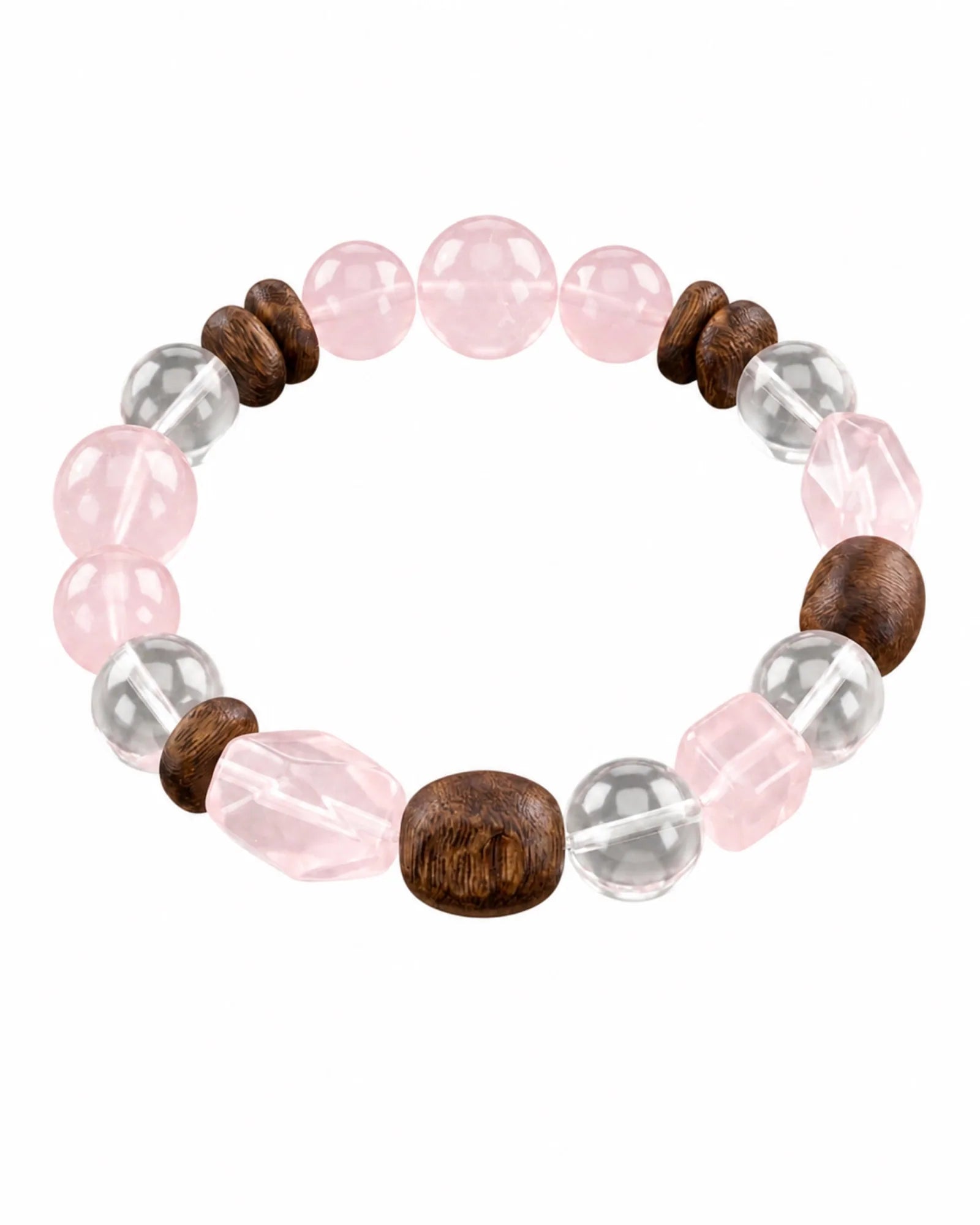 Rose Letter Bracelet — natural mineral bracelet