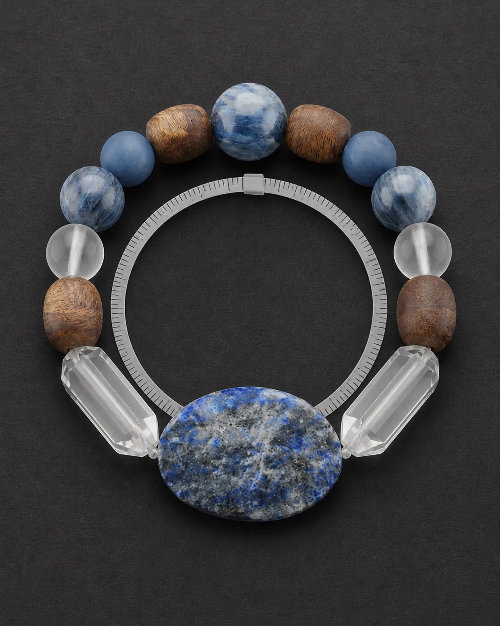 Blue Compass Bracelet — SL01-005 — full structure and scale record