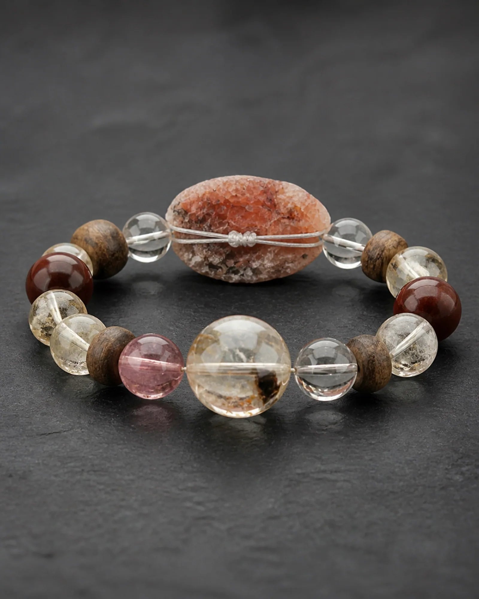 Ember Field Bracelet — SL01-006 — side and back construction view