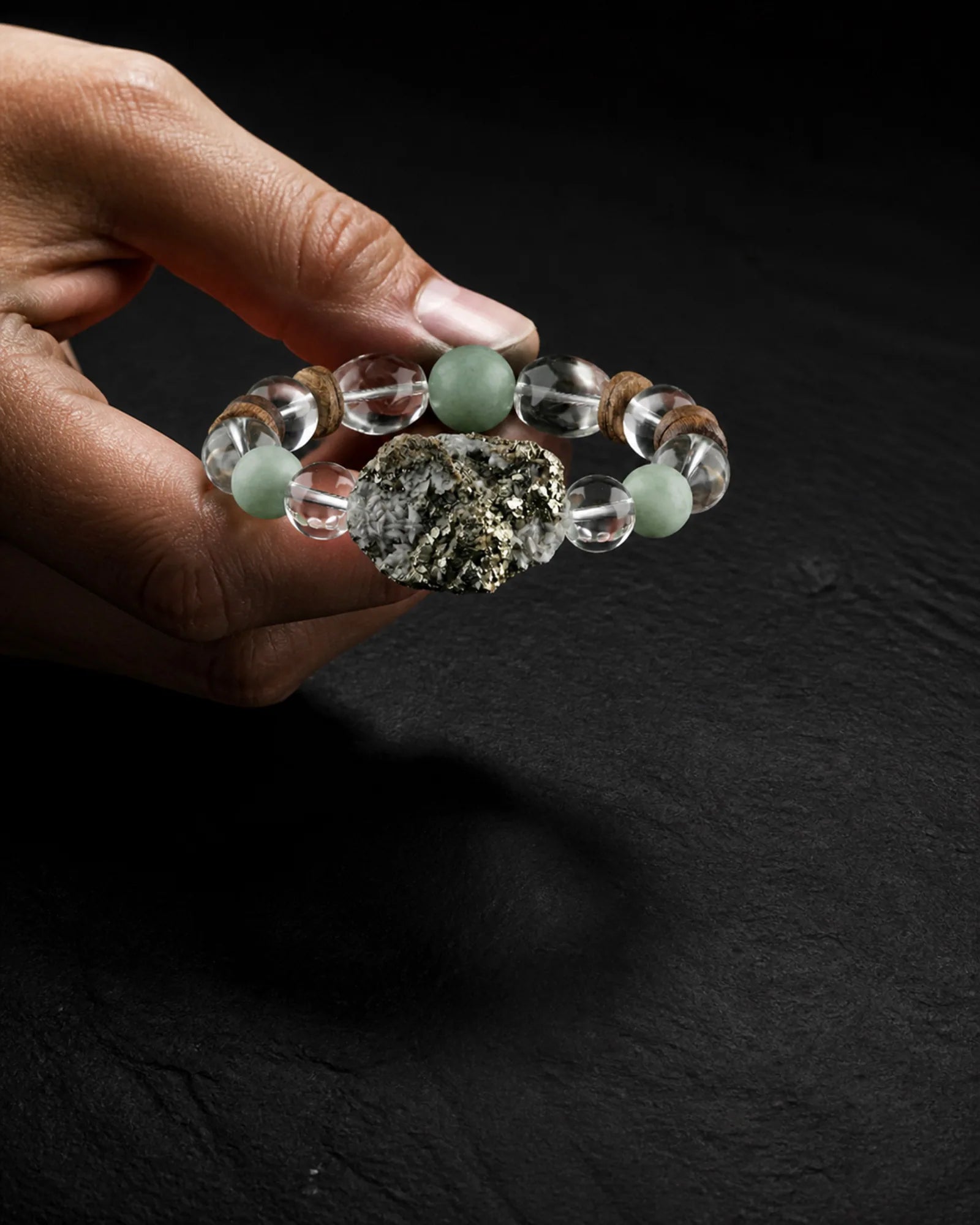 Silver Ground Bracelet — SL01-007 — claim moment
