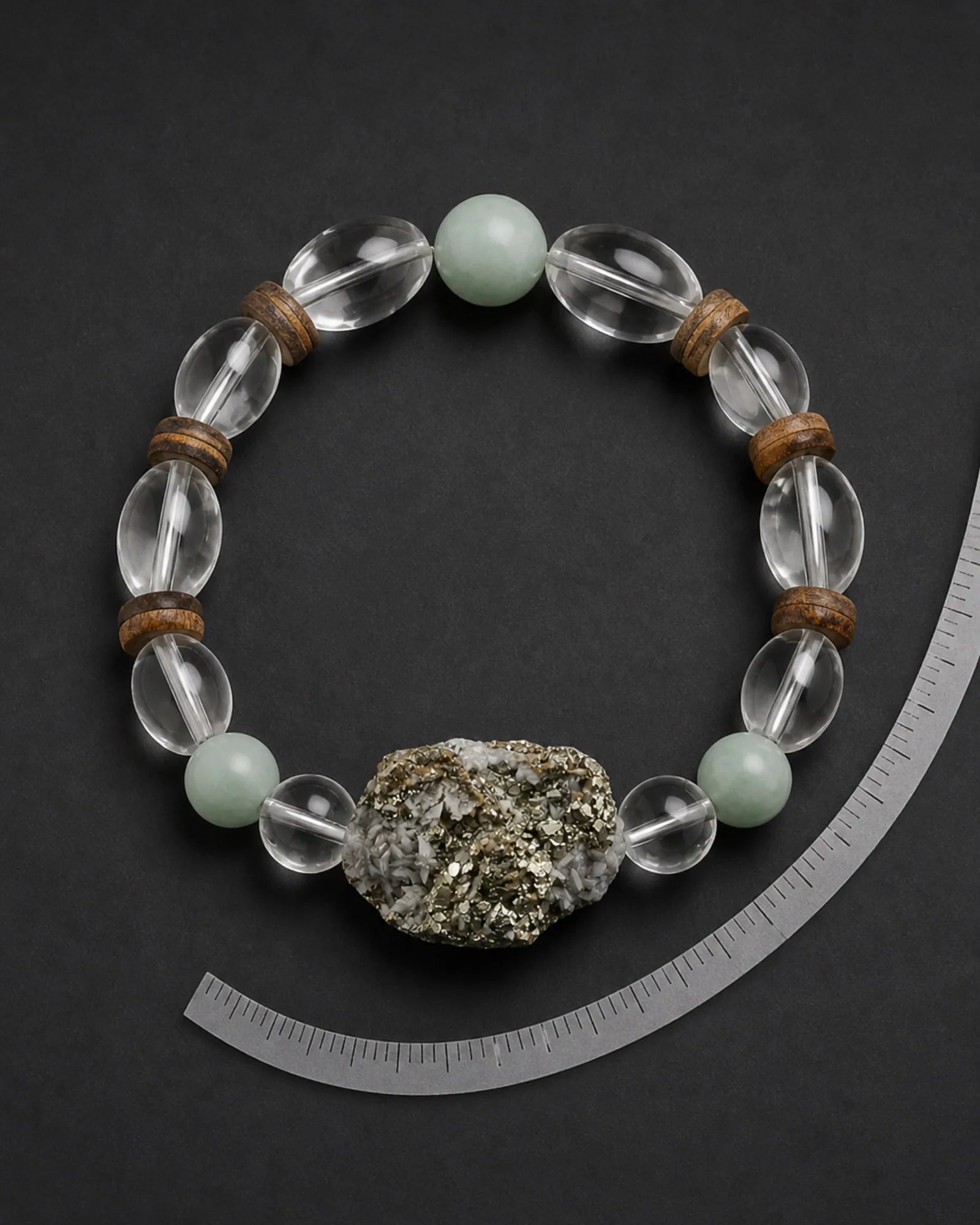 Silver Ground Bracelet — SL01-007 — full structure and scale record