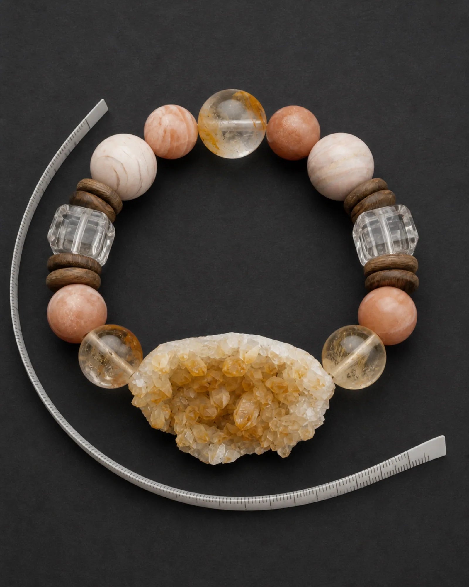 Morning Pollen Bracelet — SL01-010 — full structure and scale record