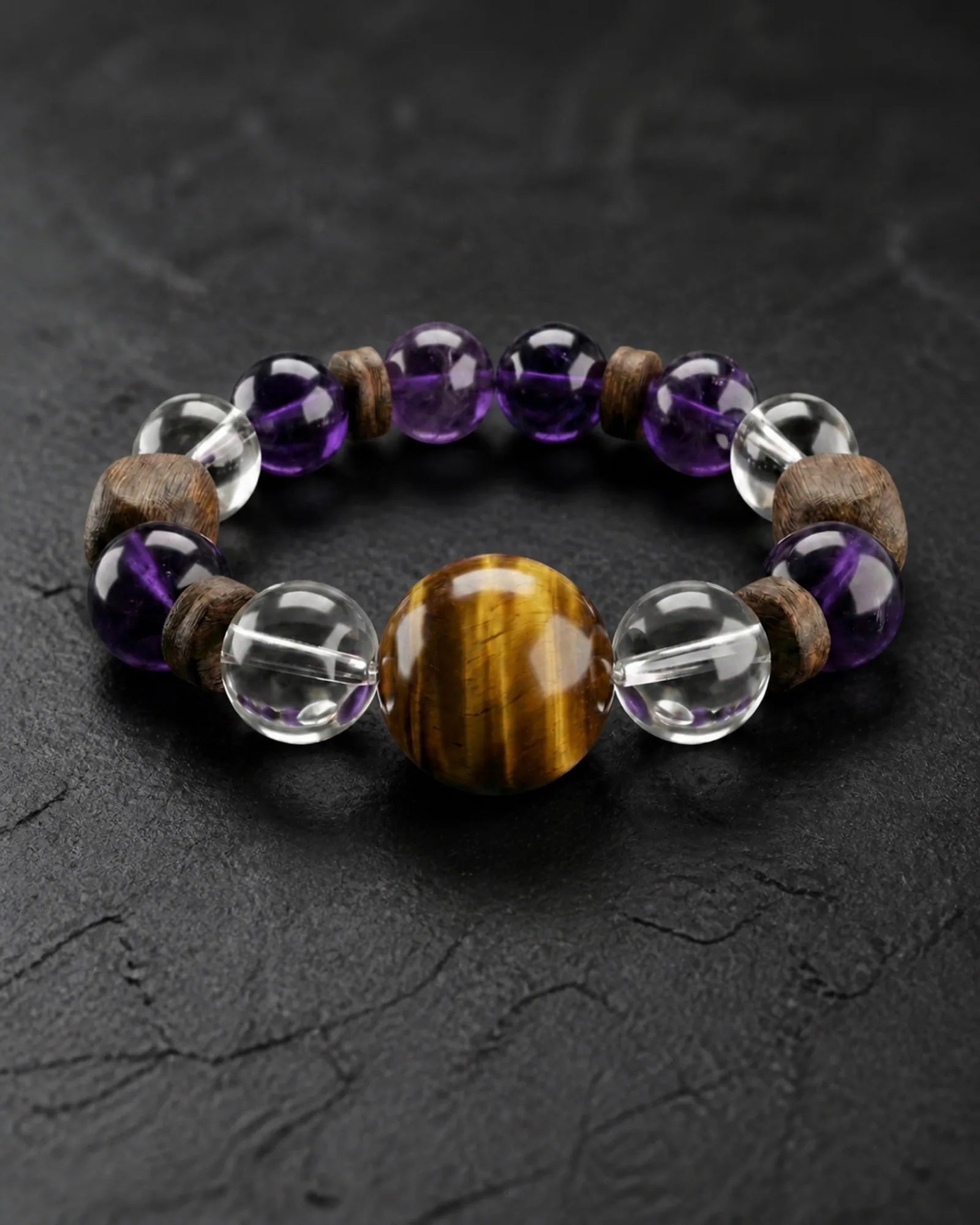 Golden Hush Bracelet — SL01-012 — three-quarter construction view