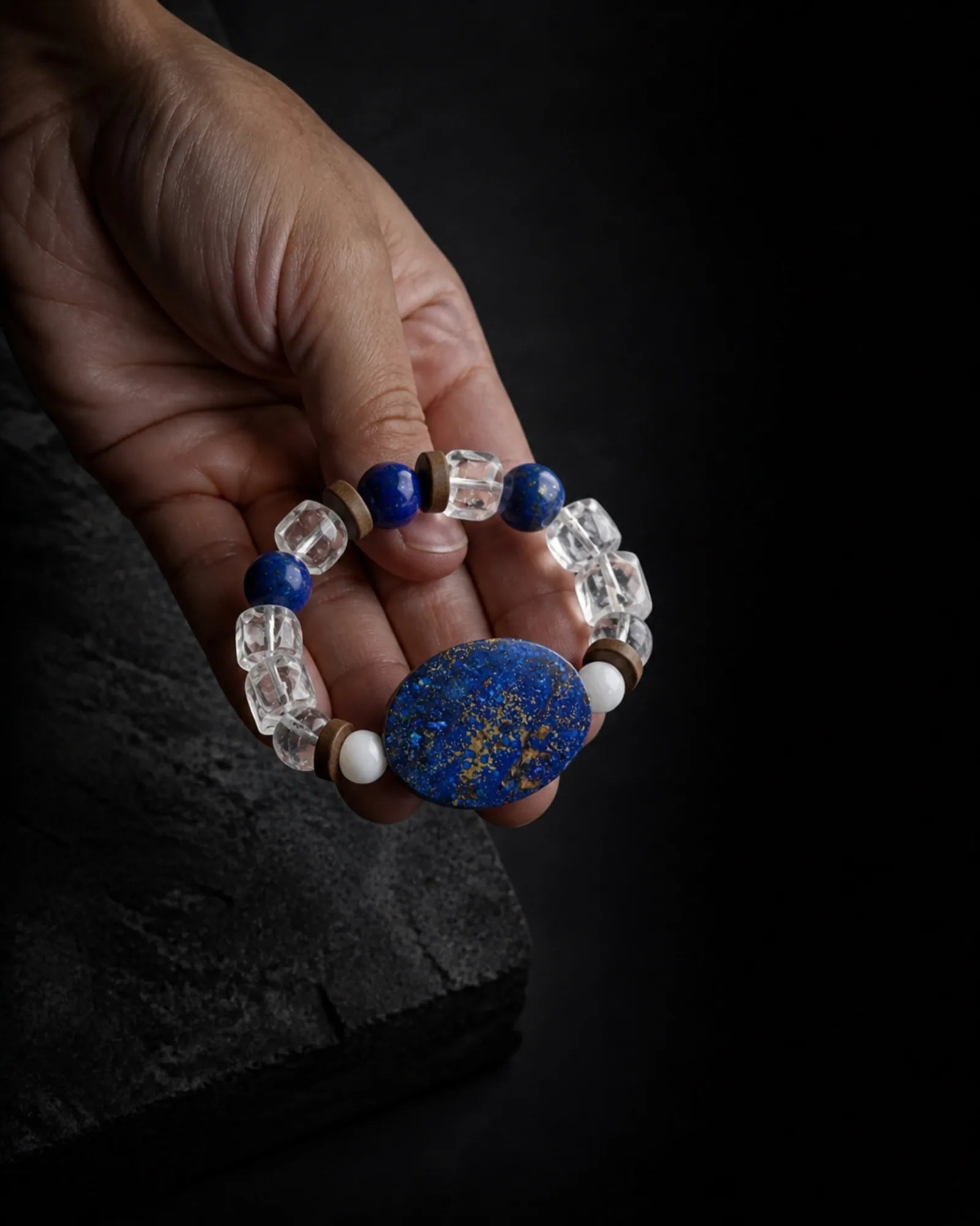 Blue Map Bracelet — SL01-014 — claim moment