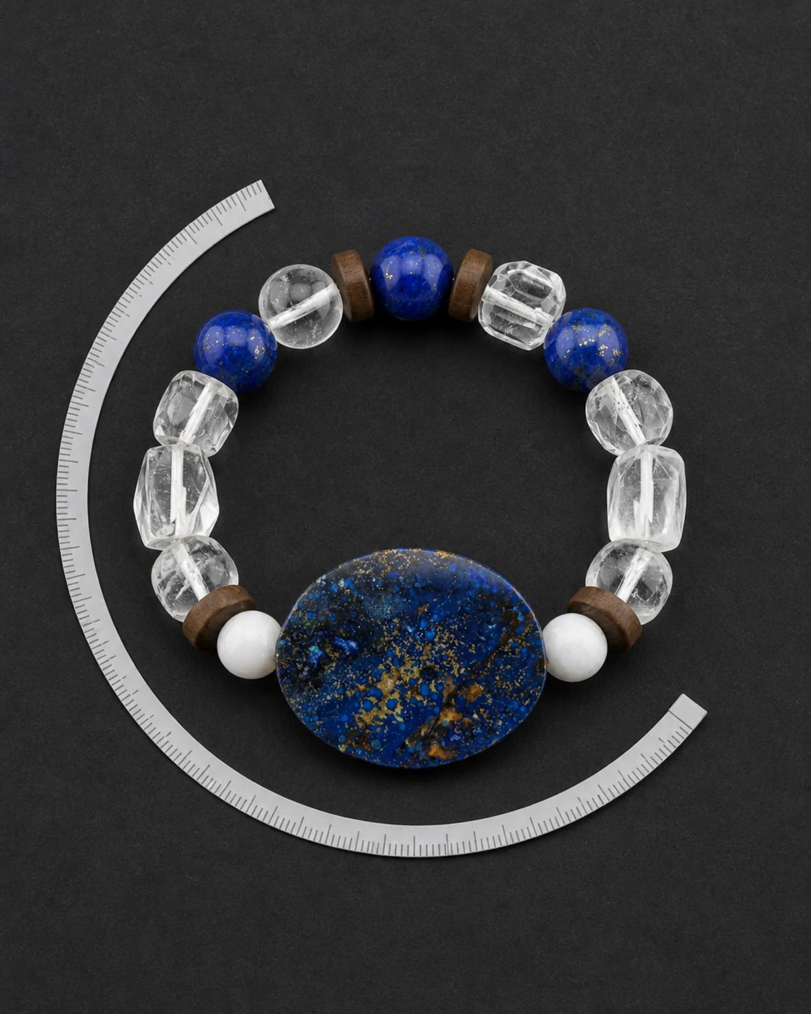 Blue Map Bracelet — SL01-014 — full structure and scale record
