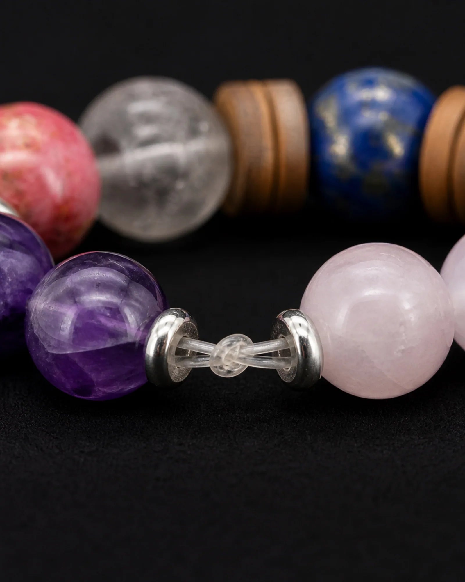 Many Small Lights Bracelet — SL01-015 — bead sequence and connection detail