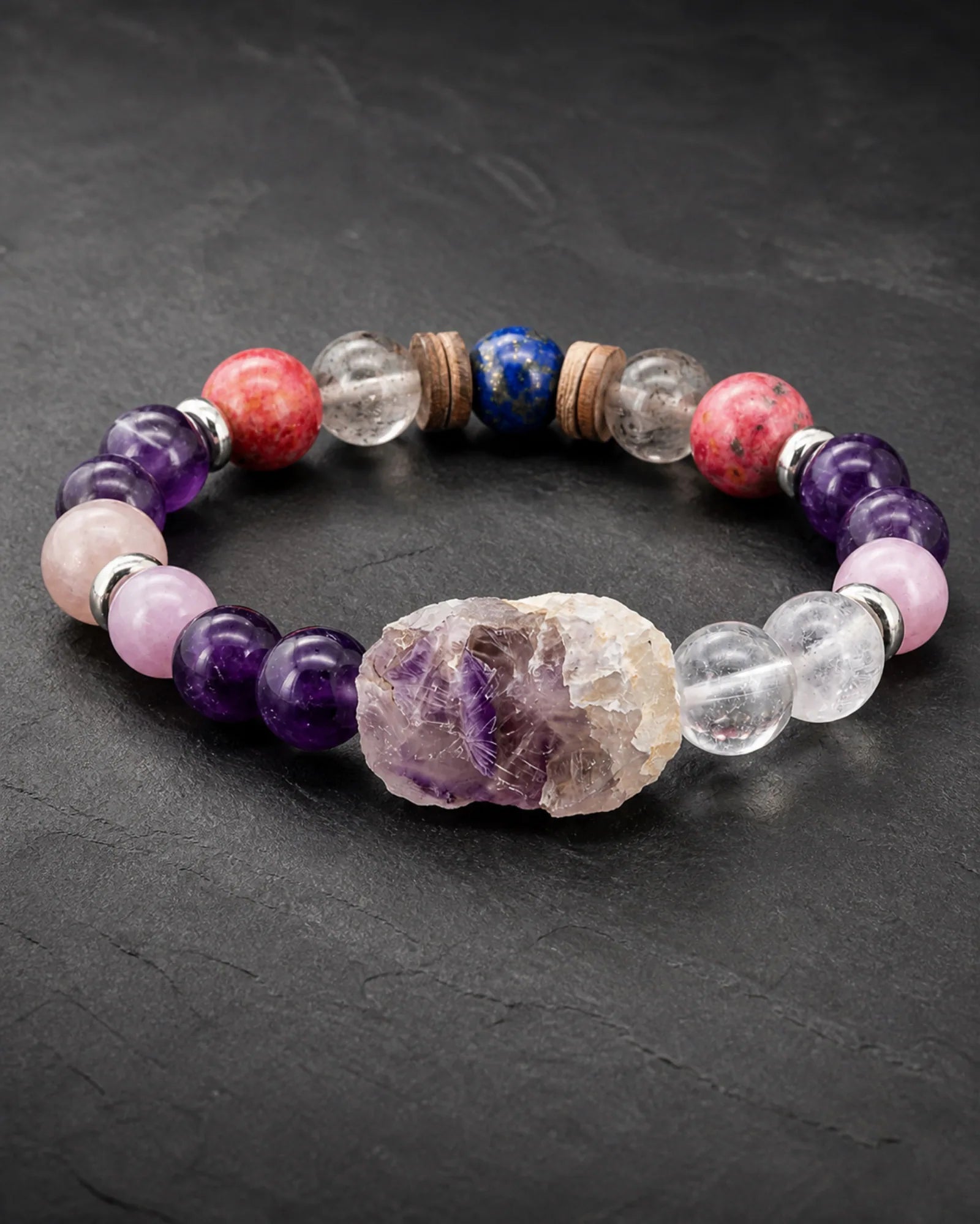 Many Small Lights Bracelet — SL01-015 — three-quarter construction view