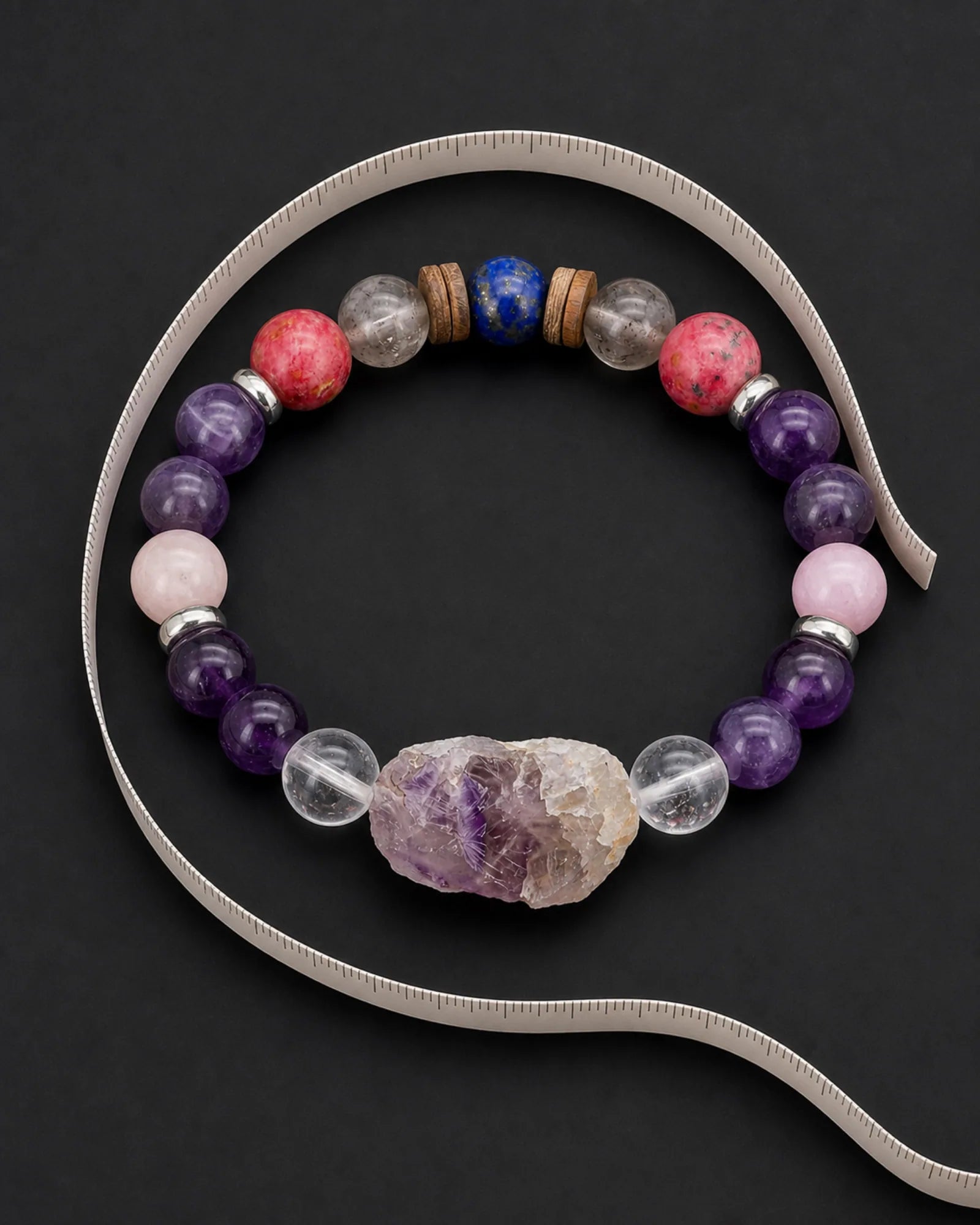 Many Small Lights Bracelet — SL01-015 — full structure and scale record
