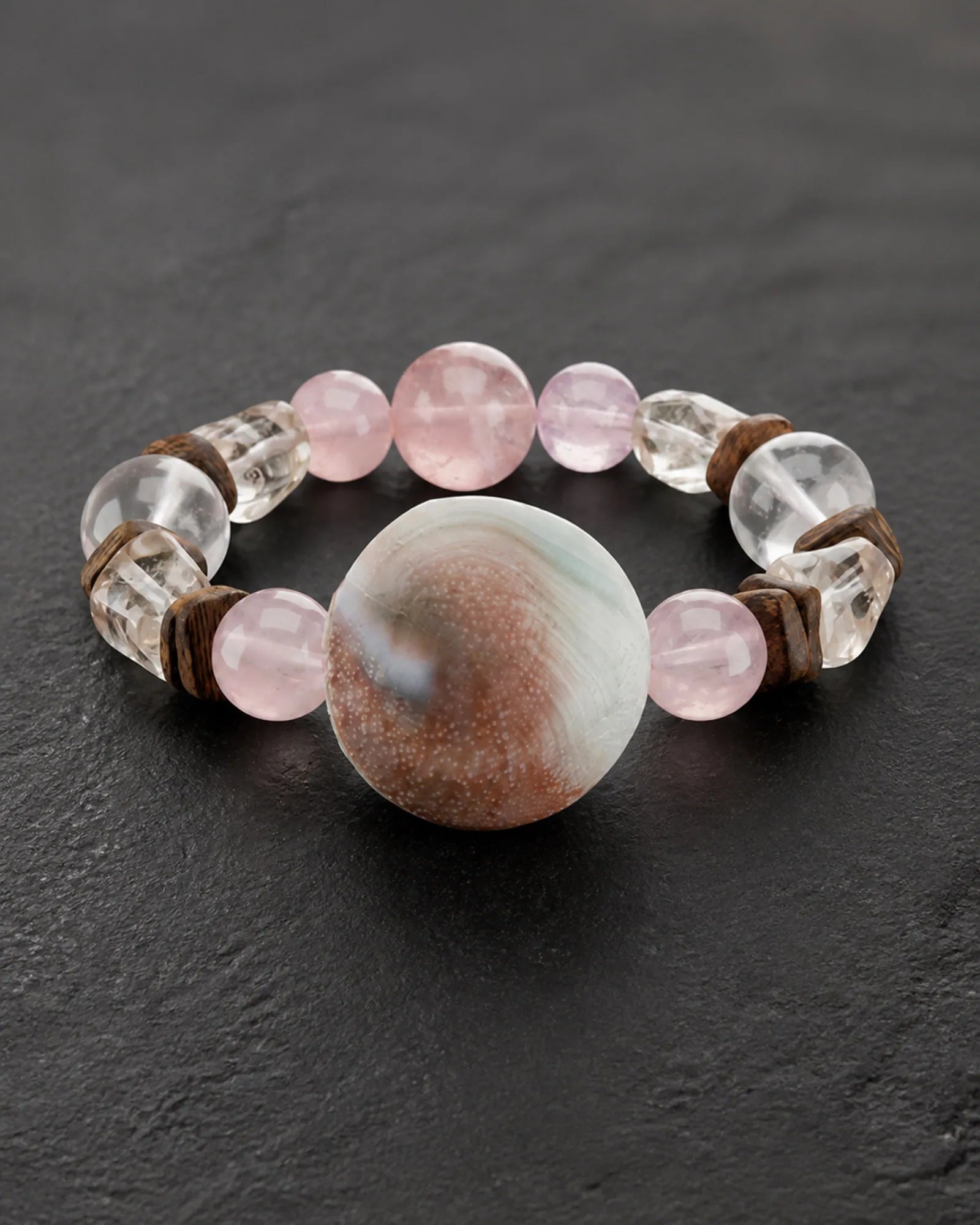 Tide Palm Bracelet — SL01-016 — three-quarter construction view
