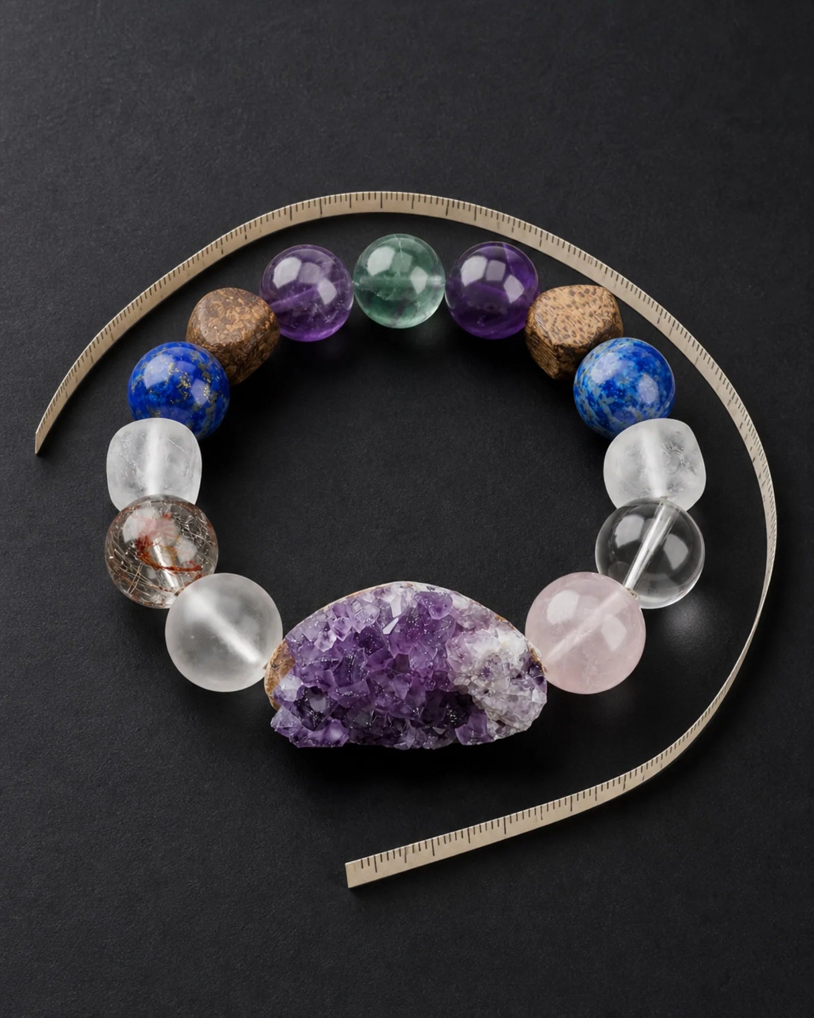 Violet Compass Bracelet — SL01-018 — full structure and scale record
