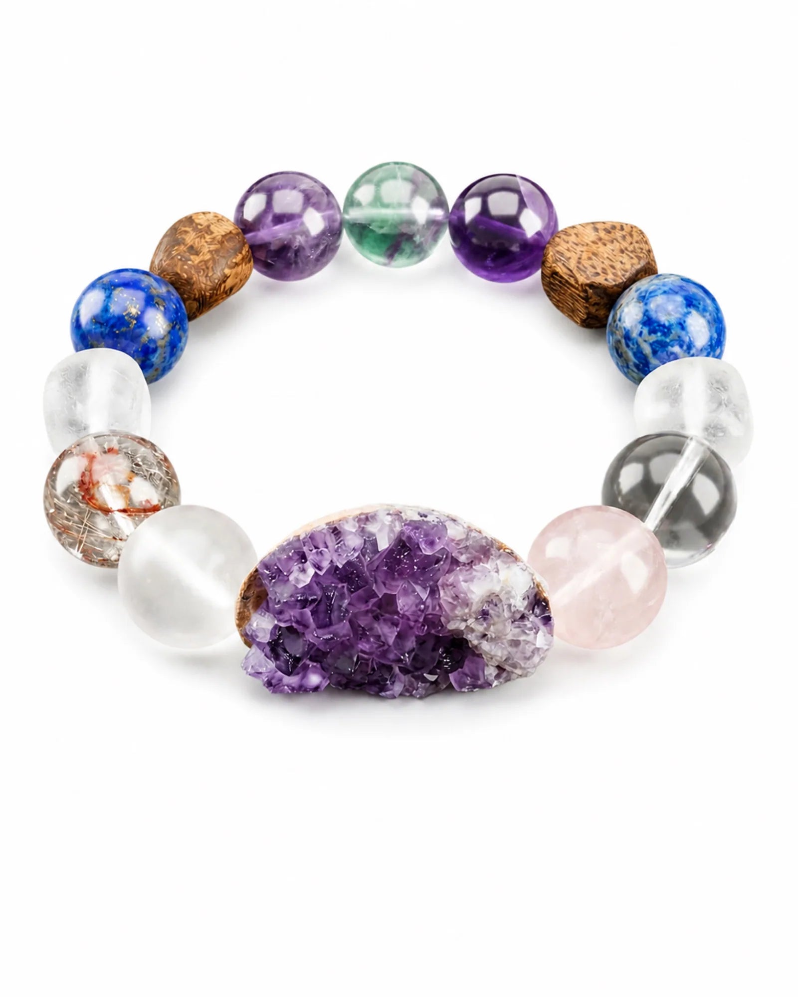 Violet Compass Bracelet — natural mineral bracelet